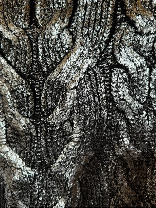 Anthropologie Pilcro Cabled Foil Muscle Tank Sweater NWT Large - Picture 7 of 10